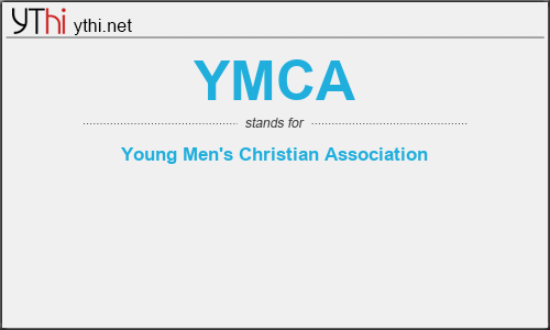 What does YMCA mean? What is the full form of YMCA?