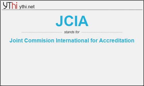 What does JCIA mean? What is the full form of JCIA?