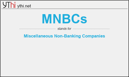 What does MNBCS mean? What is the full form of MNBCS?