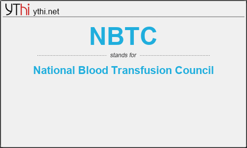 What does NBTC mean? What is the full form of NBTC?