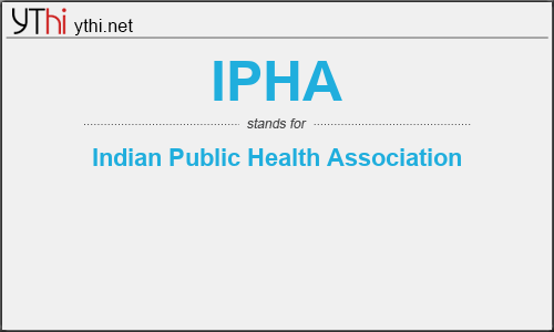 What does IPHA mean? What is the full form of IPHA?