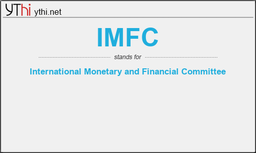 What does IMFC mean? What is the full form of IMFC?