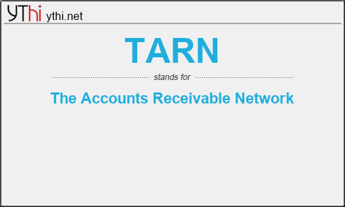 What does TARN mean? What is the full form of TARN?