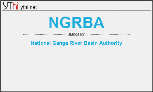 What does NGRBA mean? What is the full form of NGRBA?