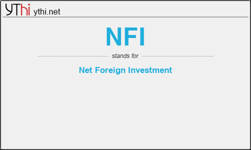 What does NFI mean? What is the full form of NFI?
