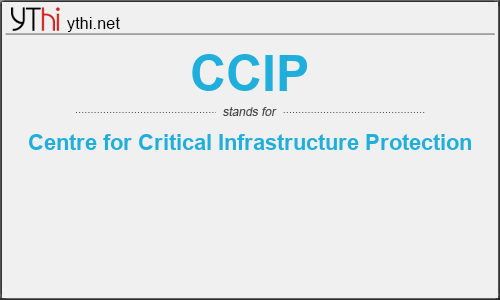 What does CCIP mean? What is the full form of CCIP?