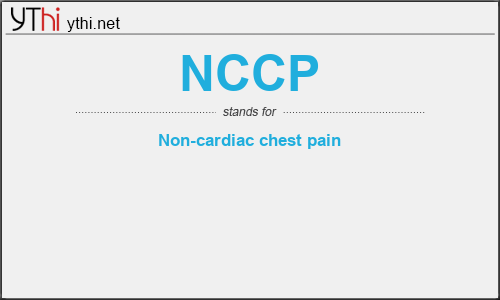What does NCCP mean? What is the full form of NCCP?