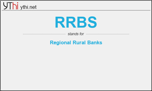 What does RRBS mean? What is the full form of RRBS?