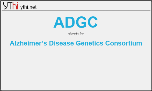 What does ADGC mean? What is the full form of ADGC?