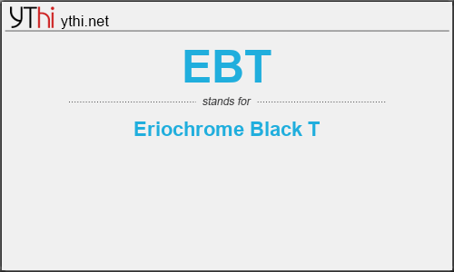 What does EBT mean? What is the full form of EBT?