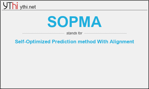 What does SOPMA mean? What is the full form of SOPMA?