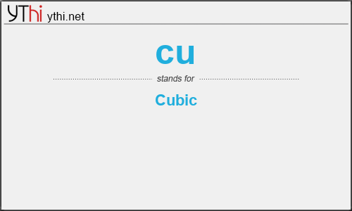 What does CU mean? What is the full form of CU?