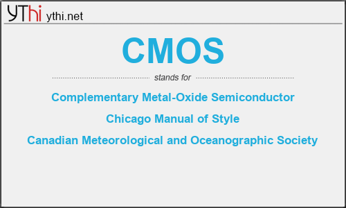 What does CMOS mean? What is the full form of CMOS?