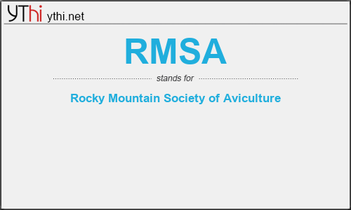 What Is The Full Form Of Rmsa