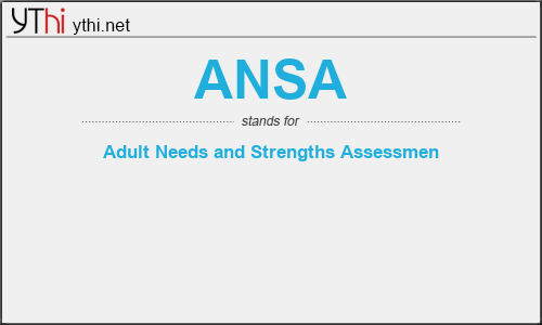 What does ANSA mean? What is the full form of ANSA?