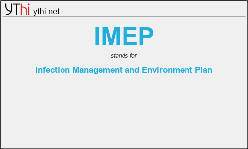 What does IMEP mean? What is the full form of IMEP?