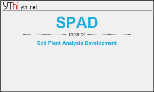 What does SPAD mean? What is the full form of SPAD?