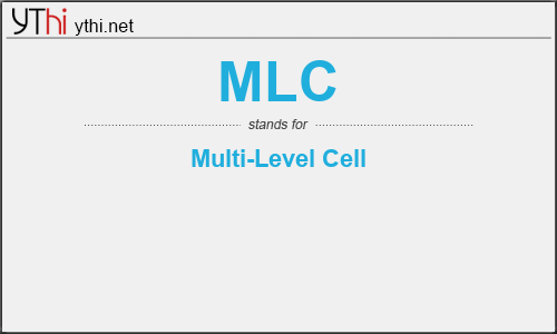What does MLC mean? What is the full form of MLC?