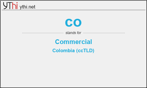 What does CO mean? What is the full form of CO?