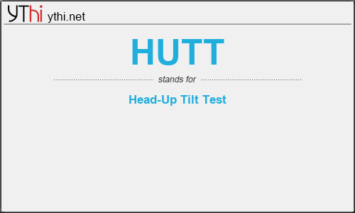 What does HUTT mean? What is the full form of HUTT?