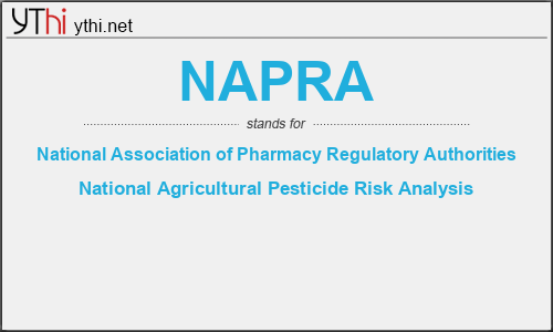 What does NAPRA mean? What is the full form of NAPRA?