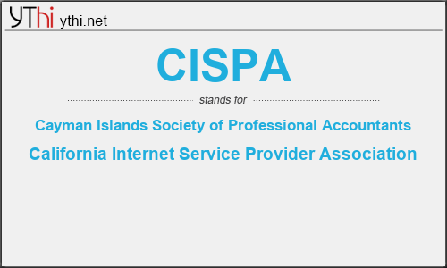 What does CISPA mean? What is the full form of CISPA?