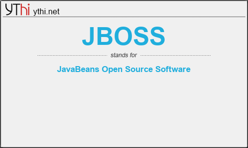 What does JBOSS mean? What is the full form of JBOSS?