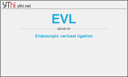 What does EVL mean? What is the full form of EVL?