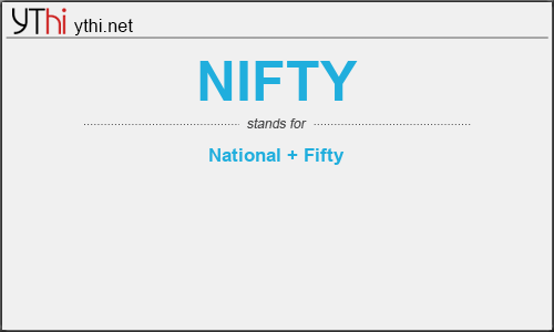 What does NIFTY mean? What is the full form of NIFTY?