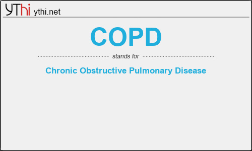 What does COPD mean? What is the full form of COPD?