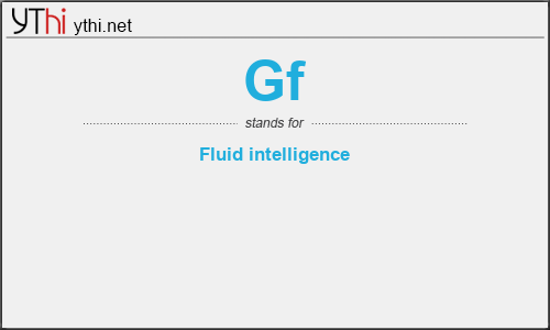 What does GF mean? What is the full form of GF?
