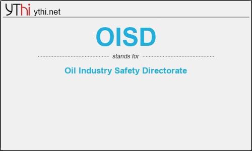 What does OISD mean? What is the full form of OISD?