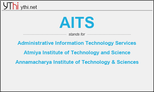 What does AITS mean? What is the full form of AITS?