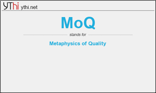 What does MOQ mean? What is the full form of MOQ?