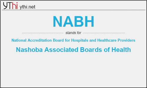 What does NABH mean? What is the full form of NABH?