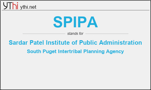 What does SPIPA mean? What is the full form of SPIPA?