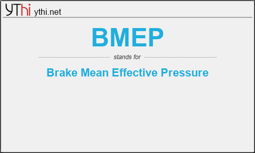 What does BMEP mean? What is the full form of BMEP?