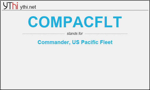 What does COMPACFLT mean? What is the full form of COMPACFLT?