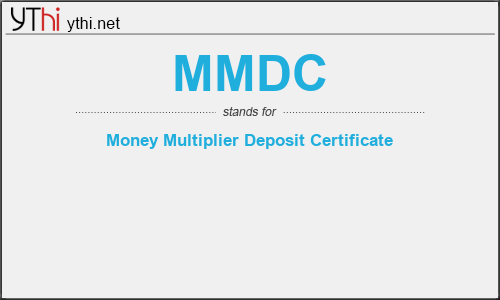 What does MMDC mean? What is the full form of MMDC?