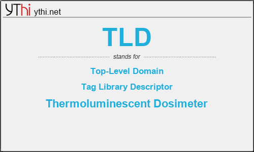 What does TLD mean? What is the full form of TLD?