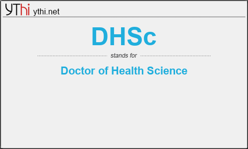 What does DHSC mean? What is the full form of DHSC?