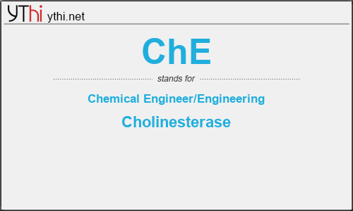 What does CHE mean? What is the full form of CHE?