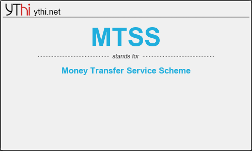 What does MTSS mean? What is the full form of MTSS?