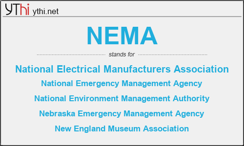 What does NEMA mean? What is the full form of NEMA?