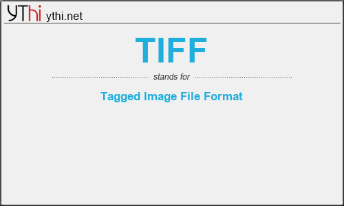 What does TIFF mean? What is the full form of TIFF?