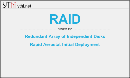 RAID definition and meaning