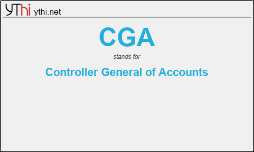 What does CGA mean? What is the full form of CGA?