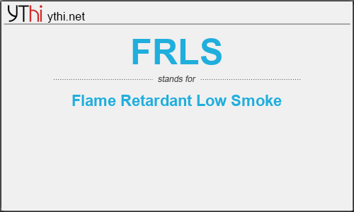 What does FRLS mean? What is the full form of FRLS?