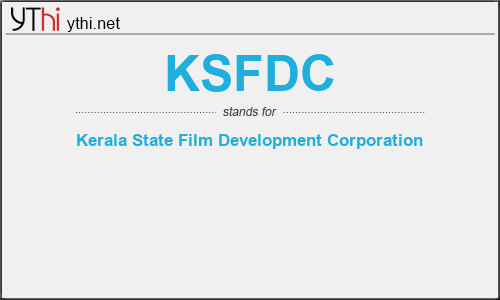 What does KSFDC mean? What is the full form of KSFDC?