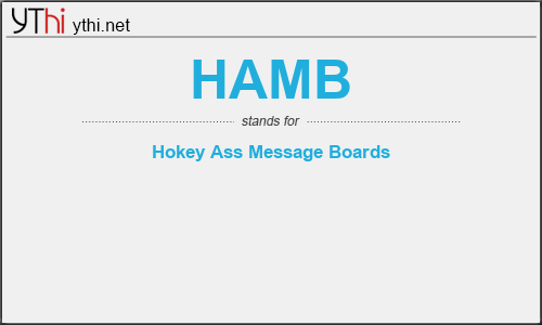 What does HAMB mean? What is the full form of HAMB?